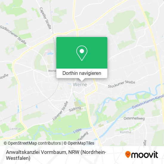 Anwaltskanzlei Vormbaum Karte