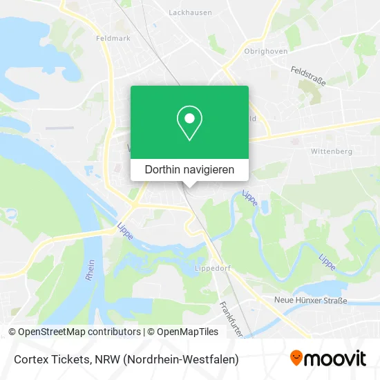 Cortex Tickets Karte