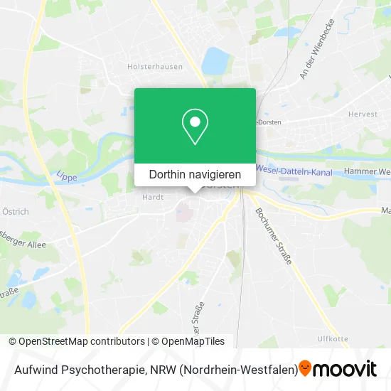 Aufwind Psychotherapie Karte