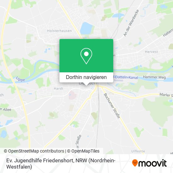 Ev. Jugendhilfe Friedenshort Karte