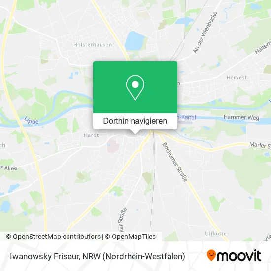 Iwanowsky Friseur Karte