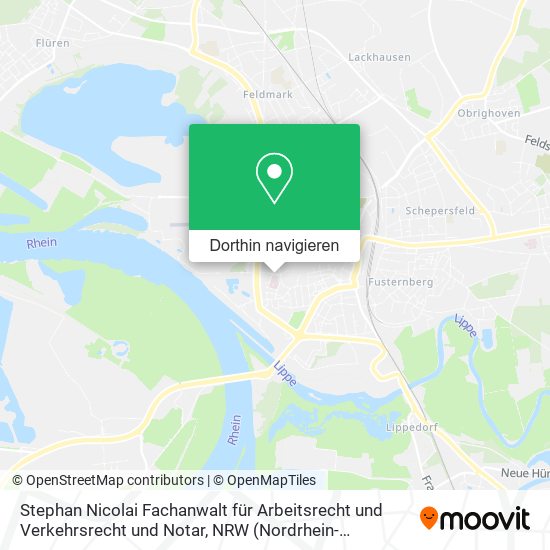Stephan Nicolai Fachanwalt für Arbeitsrecht und Verkehrsrecht und Notar Karte