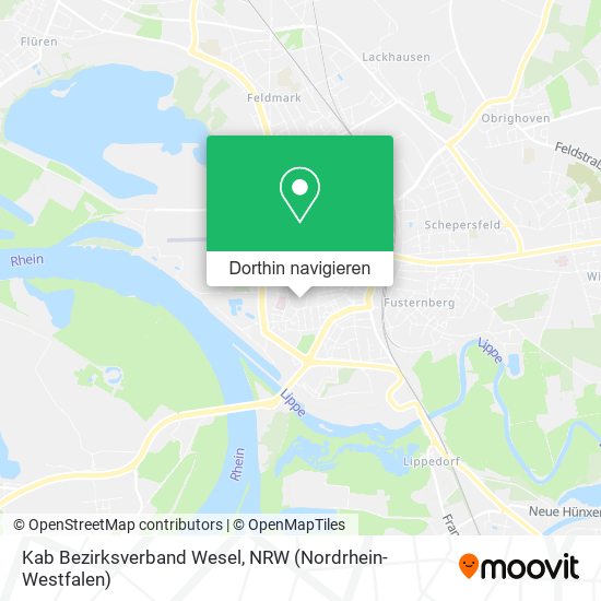 Kab Bezirksverband Wesel Karte