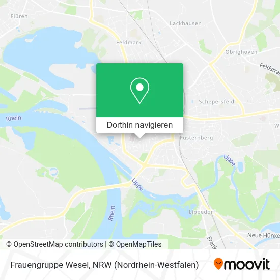 Frauengruppe Wesel Karte