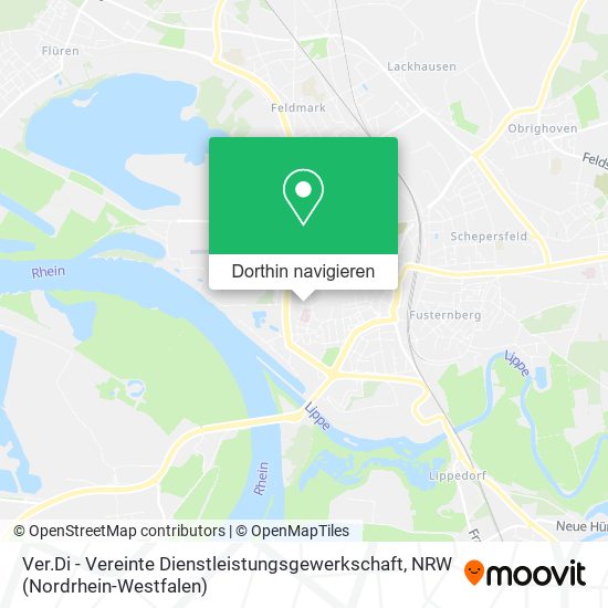 Ver.Di - Vereinte Dienstleistungsgewerkschaft Karte