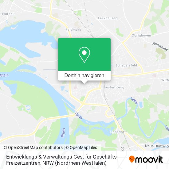 Entwicklungs & Verwaltungs Ges. für Geschäfts Freizeitzentren Karte