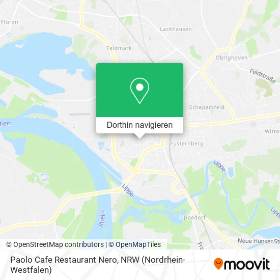 Paolo Cafe Restaurant Nero Karte