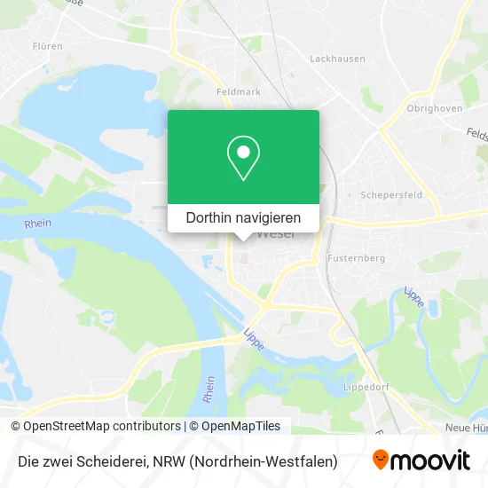 Die zwei Scheiderei Karte