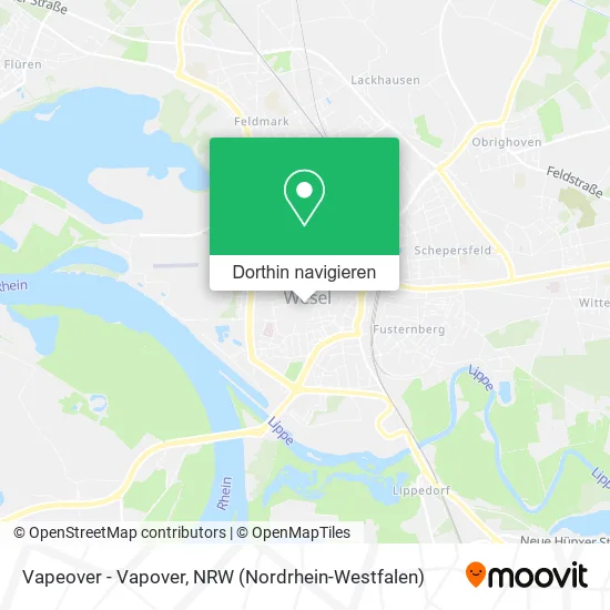 Vapeover - Vapover Karte