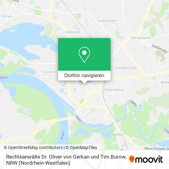 Rechtsanwälte Dr. Oliver von Gerkan und Tim Burow Karte
