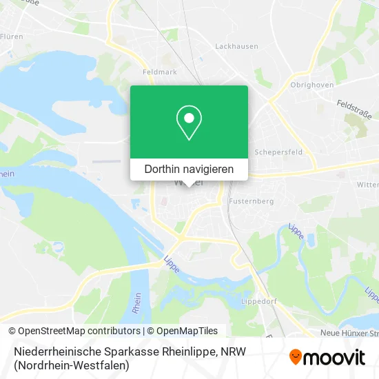 Niederrheinische Sparkasse Rheinlippe Karte