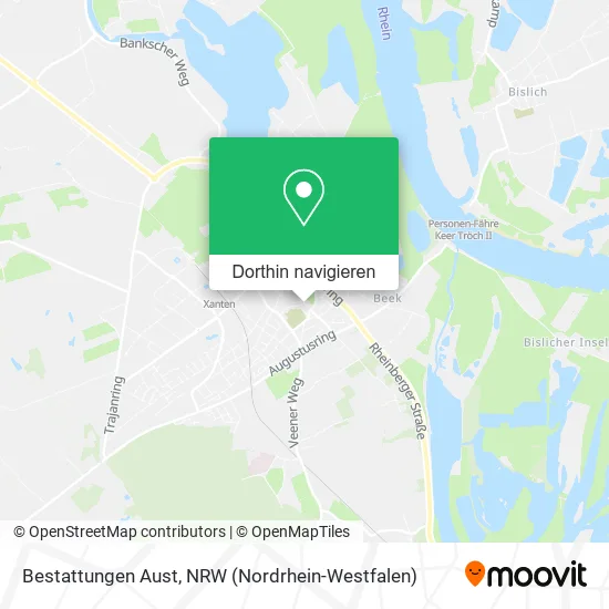 Bestattungen Aust Karte