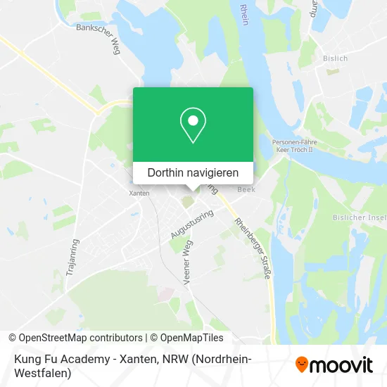 Kung Fu Academy - Xanten Karte