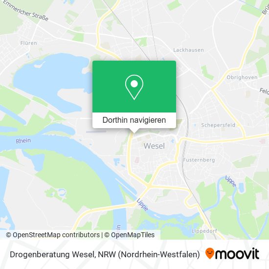 Drogenberatung Wesel Karte