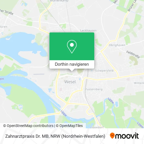 Zahnarztpraxis Dr. MB Karte