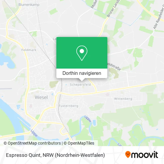 Espresso Quint Karte