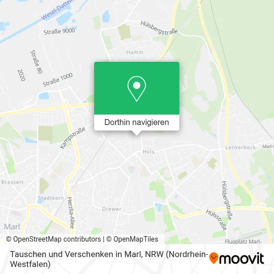 Tauschen und Verschenken in Marl Karte