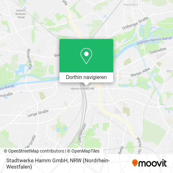 Stadtwerke Hamm GmbH Karte