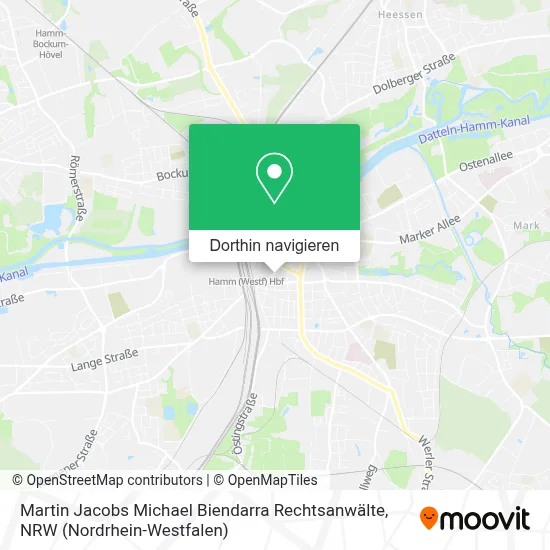 Martin Jacobs Michael Biendarra Rechtsanwälte Karte