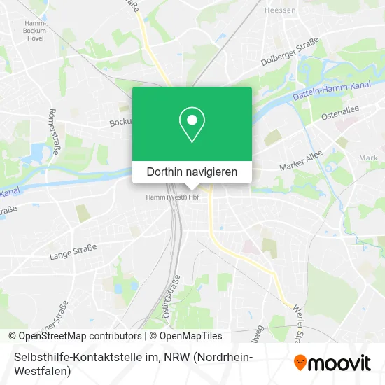 Selbsthilfe-Kontaktstelle im Karte