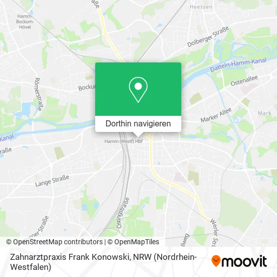 Zahnarztpraxis Frank Konowski Karte