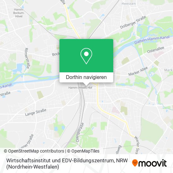 Wirtschaftsinstitut und EDV-Bildungszentrum Karte