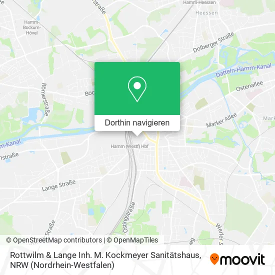 Rottwilm & Lange Inh. M. Kockmeyer Sanitätshaus Karte