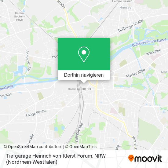 Tiefgarage Heinrich-von-Kleist-Forum Karte