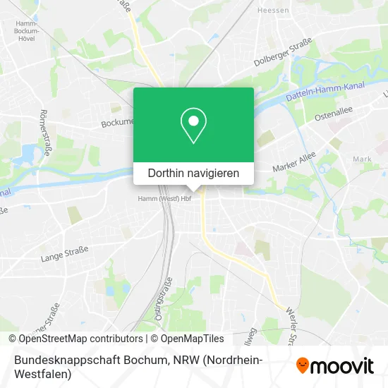 Bundesknappschaft Bochum Karte