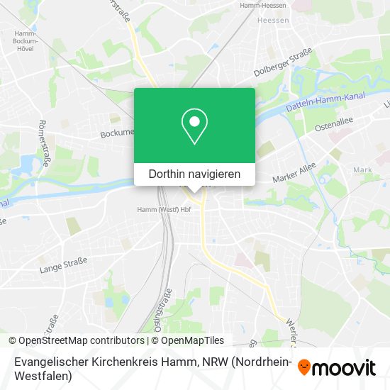 Evangelischer Kirchenkreis Hamm Karte