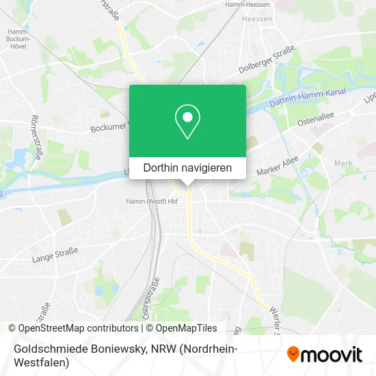 Goldschmiede Boniewsky Karte