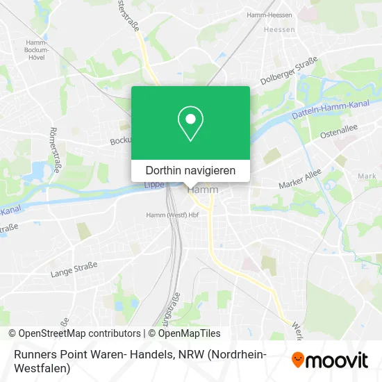 Runners Point Waren- Handels Karte