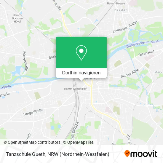 Tanzschule Gueth Karte