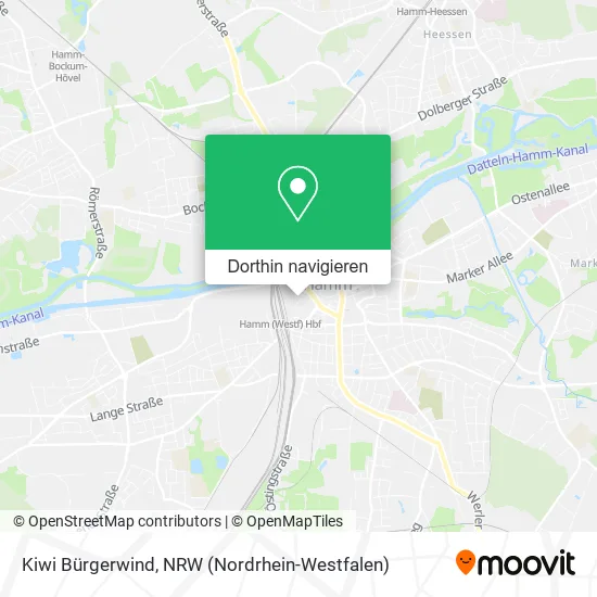 Kiwi Bürgerwind Karte