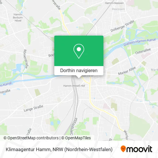 Klimaagentur Hamm Karte