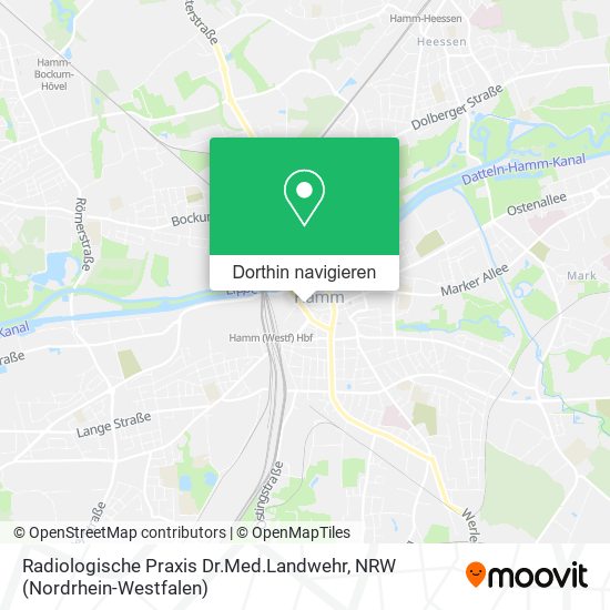 Radiologische Praxis Dr.Med.Landwehr Karte
