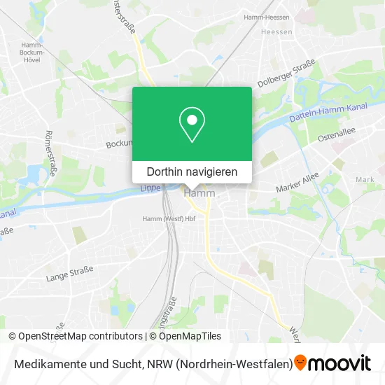 Medikamente und Sucht Karte