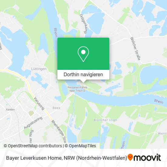 Bayer Leverkusen Home Karte