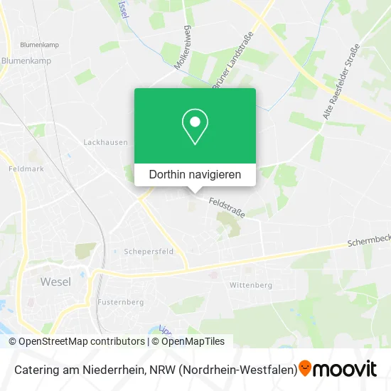 Catering am Niederrhein Karte