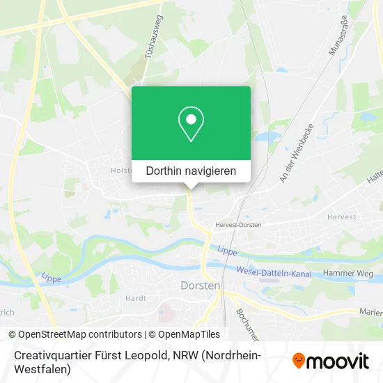 Creativquartier Fürst Leopold Karte