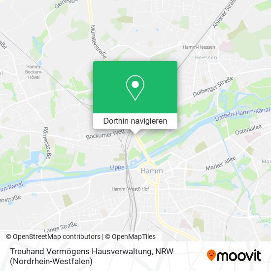 Treuhand Vermögens Hausverwaltung Karte