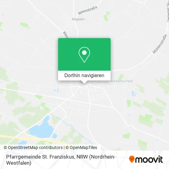 Pfarrgemeinde St. Franziskus Karte