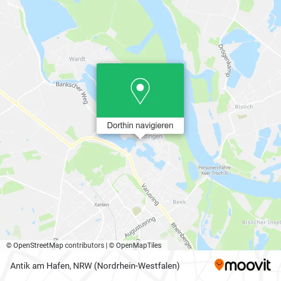 Antik am Hafen Karte