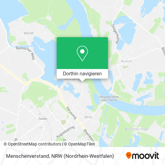 Menschenverstand Karte