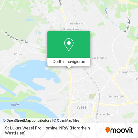 St Lukas Wesel Pro Homine Karte