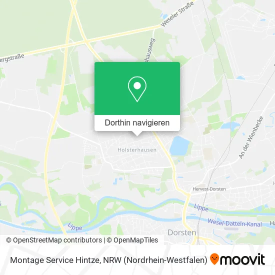 Montage Service Hintze Karte