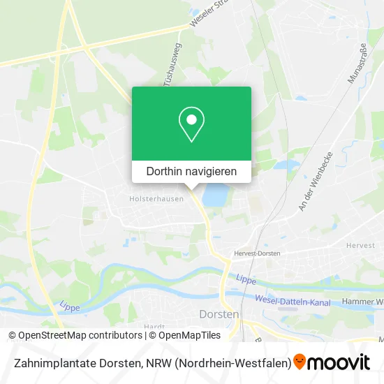 Zahnimplantate Dorsten Karte