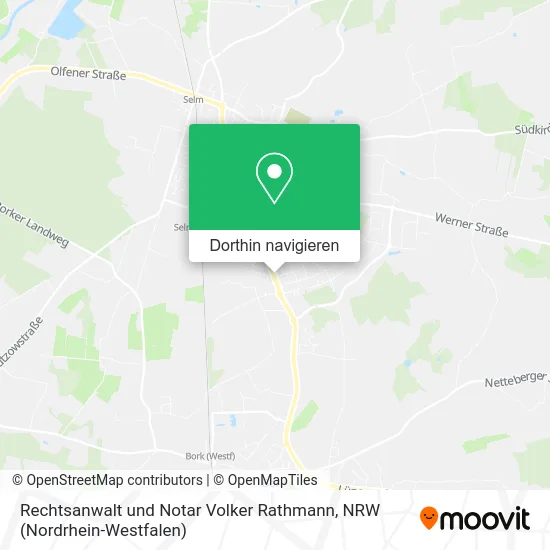 Rechtsanwalt und Notar Volker Rathmann Karte