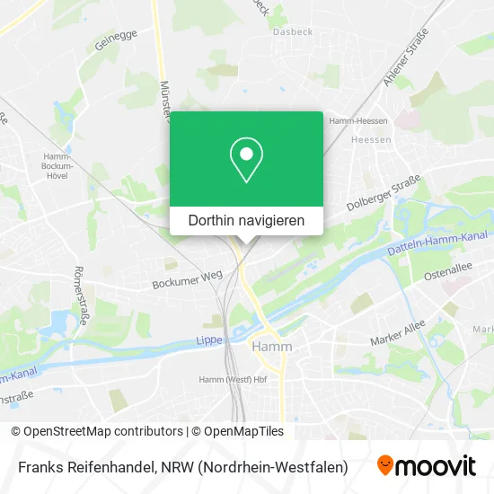 Franks Reifenhandel Karte