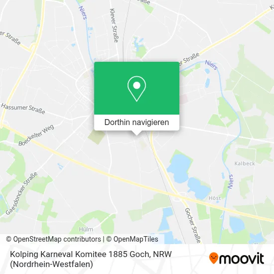 Kolping Karneval Komitee 1885 Goch Karte